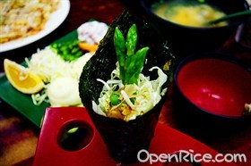 马铃薯沙拉手卷