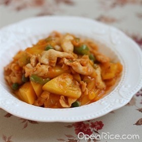 菠萝鸡片