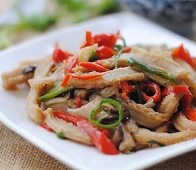 双椒耗油牛肚