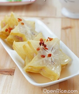 杨桃酿肉