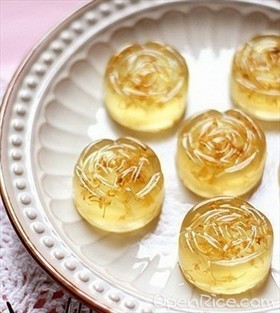 桂花茶冻