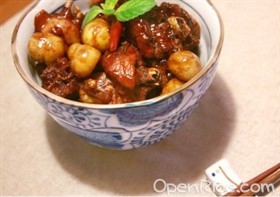 栗子烧鸡 