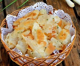 烫面葱油饼