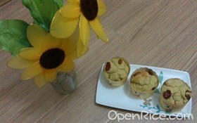 豆渣麦芬
