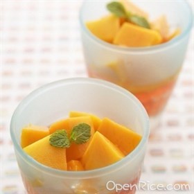 芒果乳酪杯
