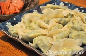 韭菜鸡蛋馅儿饺子 