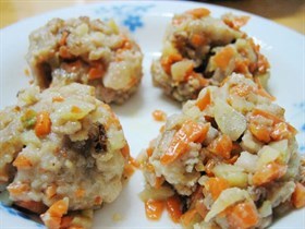 土豆红萝卜肉丸