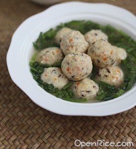 碧波蔬菜鸡肉丸
