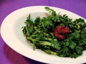 生拌茼蒿 