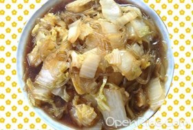 白菜炒粉丝 