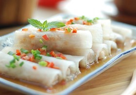 水晶鲜虾萝卜卷