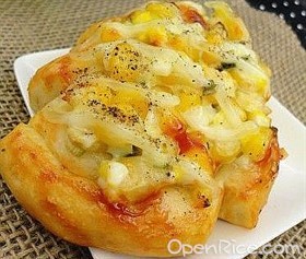 玉米沙拉面包