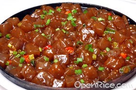 家乡炒凉粉