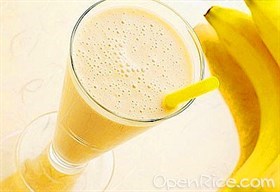 香蕉鲜奶汁