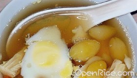 腐竹白果勺蛋糖水