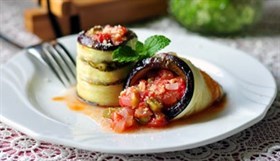 芝士酿烤茄子