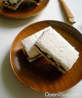 豆沙松糕