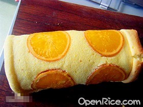 柳橙蛋糕卷