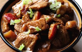 山楂炒肉片