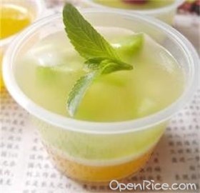 凤梨柠檬果冻