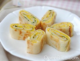 燕麦片卷饼