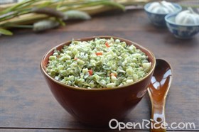 槐花麦饭