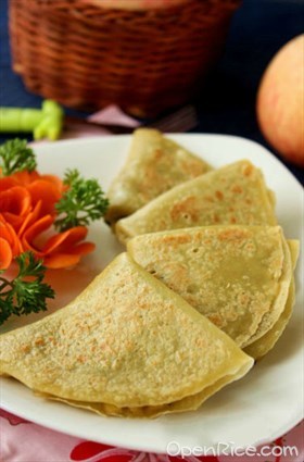 奶香苹果煎饼