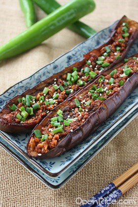 香辣烤茄子
