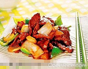 黑椒拌牛柳