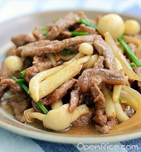 蚝油牛柳 