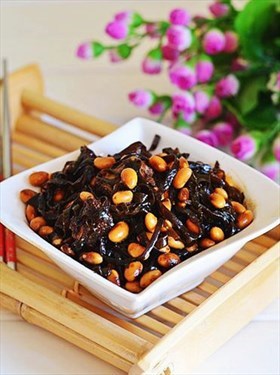 排骨海带酱黄豆
