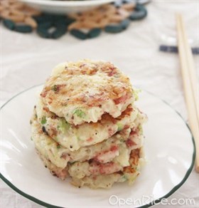 火腿土豆饼