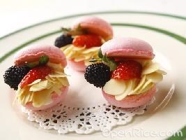 意式玫瑰马卡龙