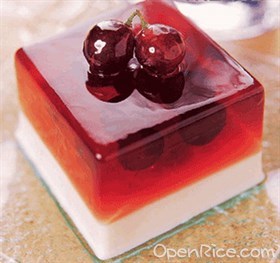 草莓冻糕
