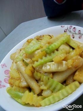 土豆炒年糕