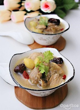 银杏炖鸡