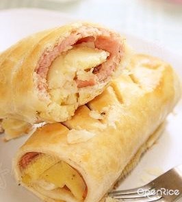 火腿土豆千层卷