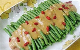 花生酱拌豆角
