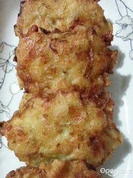 芝士鲜虾青瓜烙