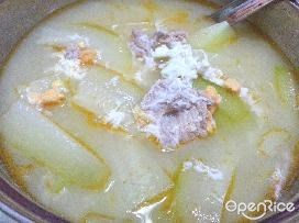 节瓜咸蛋瘦肉汤