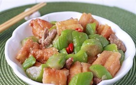 老油条炒丝瓜