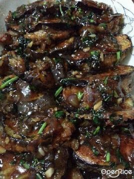 烧汁虾肉茄片