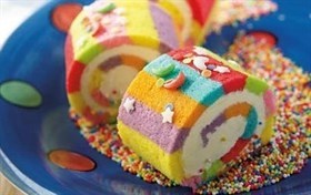 彩虹奶油蛋糕卷