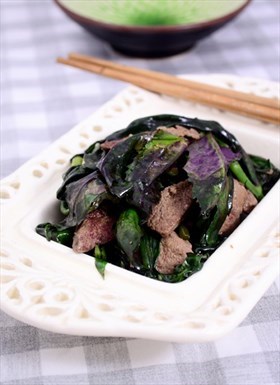 紫背天葵滑肝尖