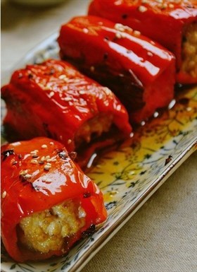 红椒酿肉