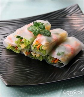 越南口味鲜虾春卷