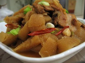 红烧柚子皮