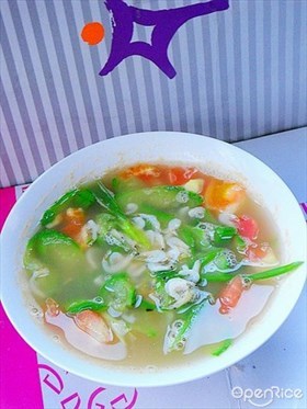 虾皮丝瓜汤