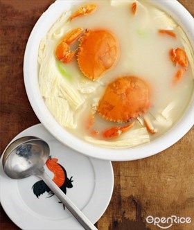 水蟹腐竹汤