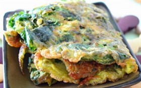 鲜益母草煎鸡蛋